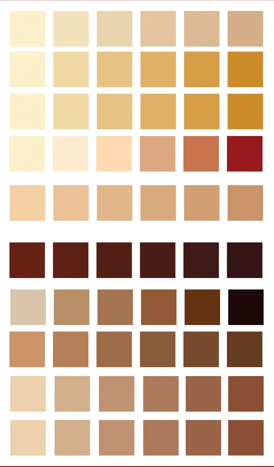 Detail Palet Warna Rambut Vector Nomer 48