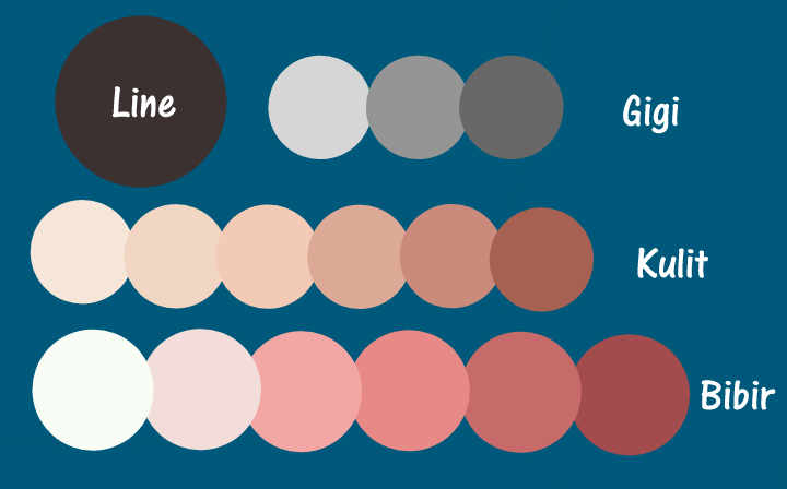 Detail Pallet Wajah Vector Nomer 11