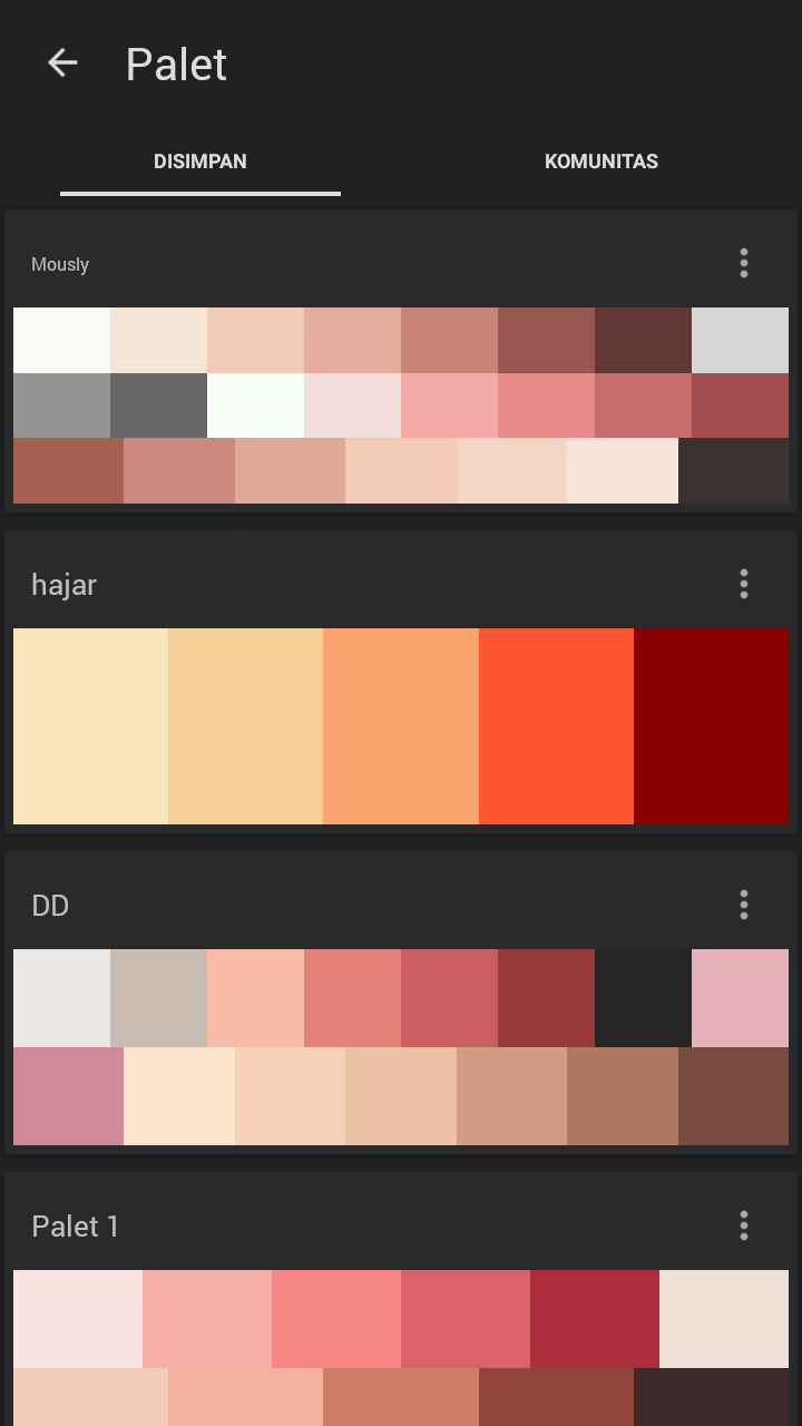 Detail Pallet Wajah Vector Nomer 9