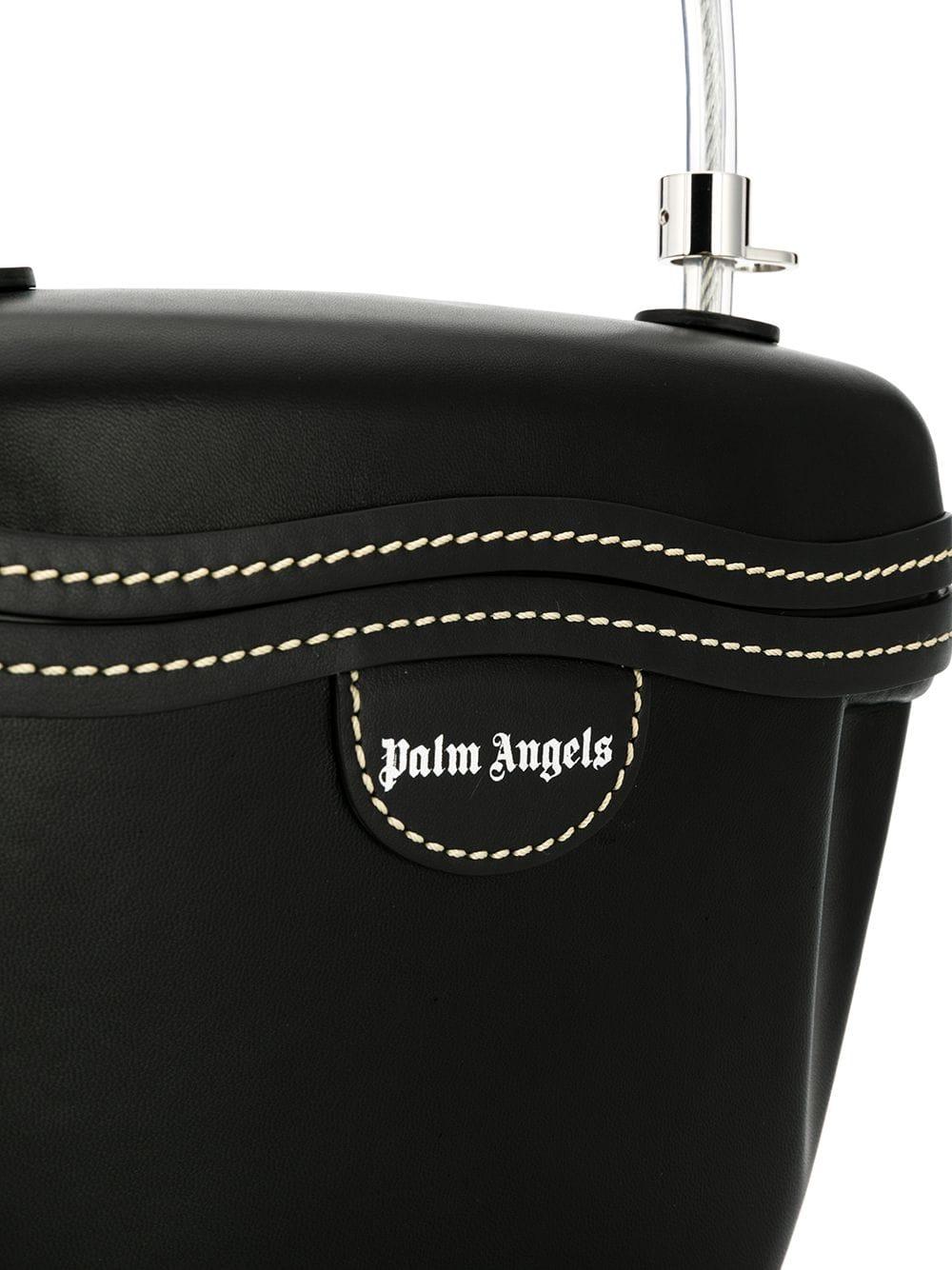 Detail Palm Angels Black Padlock Bag Nomer 16