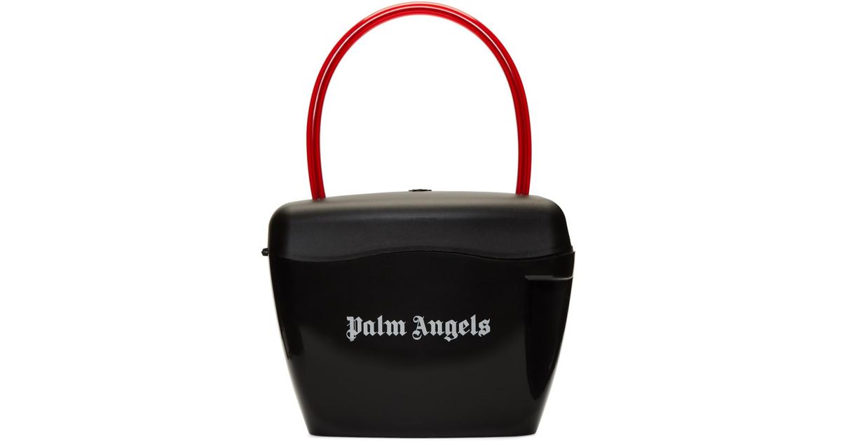 Detail Palm Angels Black Padlock Bag Nomer 3