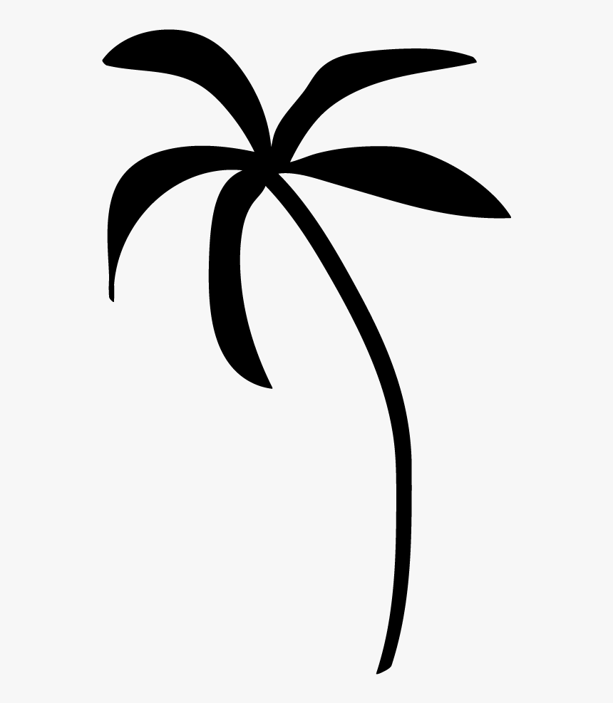 Detail Palm Leaf Clipart Black And White Nomer 24