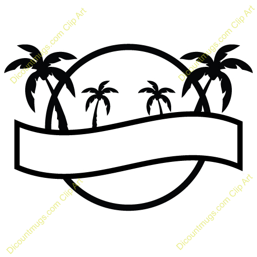 Detail Palm Tree And Sun Clipart Nomer 12