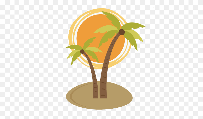 Detail Palm Tree And Sun Clipart Nomer 14