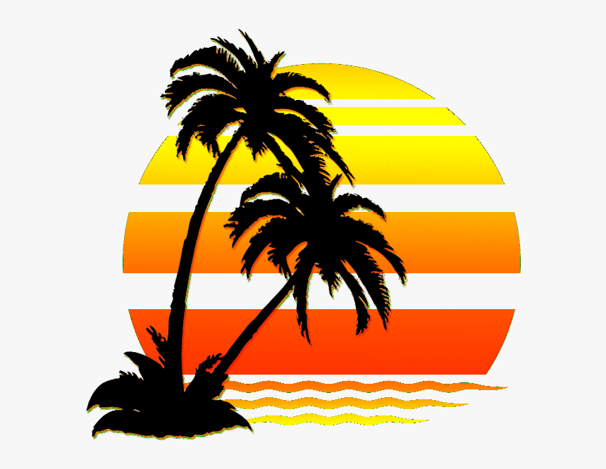 Detail Palm Tree And Sun Clipart Nomer 3