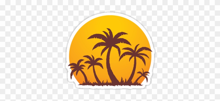 Detail Palm Tree And Sun Clipart Nomer 22