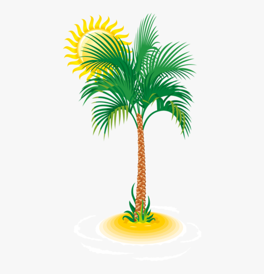 Detail Palm Tree And Sun Clipart Nomer 27