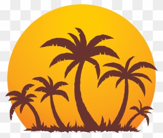 Detail Palm Tree And Sun Clipart Nomer 29