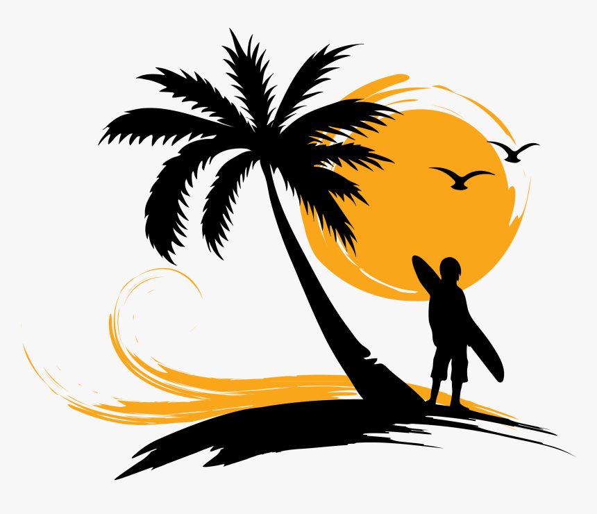 Detail Palm Tree And Sun Clipart Nomer 33