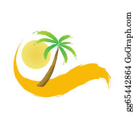 Detail Palm Tree And Sun Clipart Nomer 37