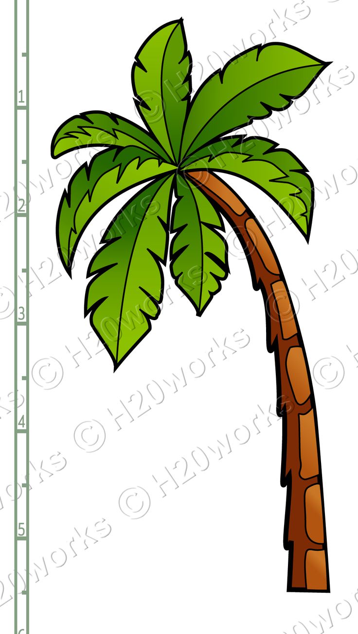 Detail Palm Tree And Sun Clipart Nomer 49