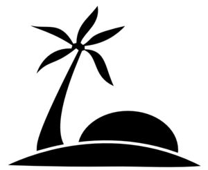 Detail Palm Tree And Sun Clipart Nomer 56