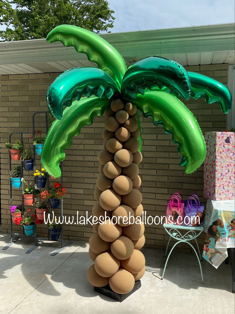 Detail Palm Tree Balloon Columns Nomer 6