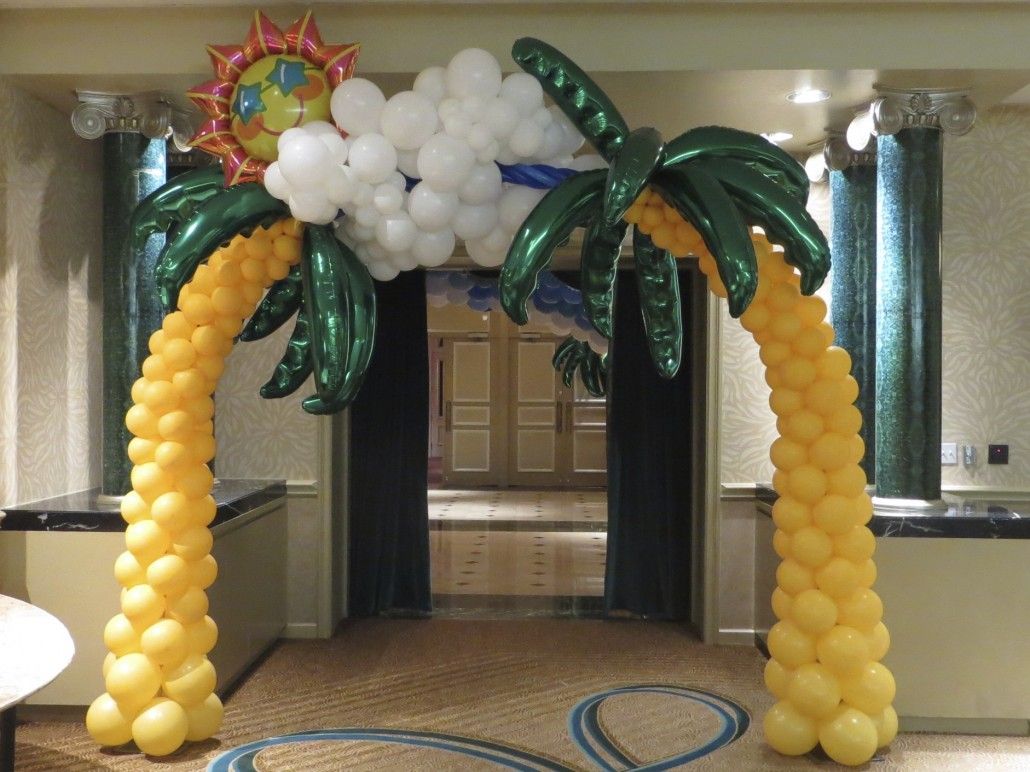 Detail Palm Tree Balloon Columns Nomer 9