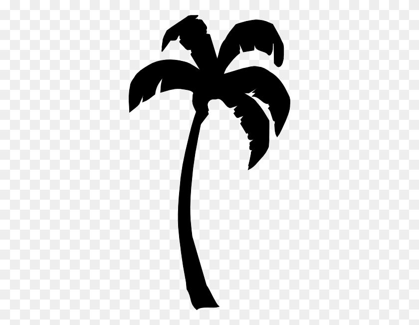 Detail Palm Tree Black And White Clipart Nomer 22