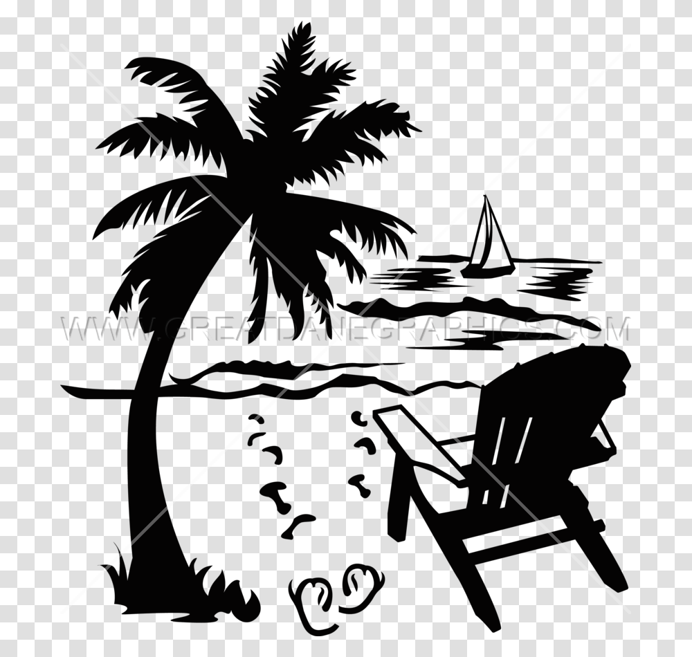 Detail Palm Tree Black And White Clipart Nomer 32