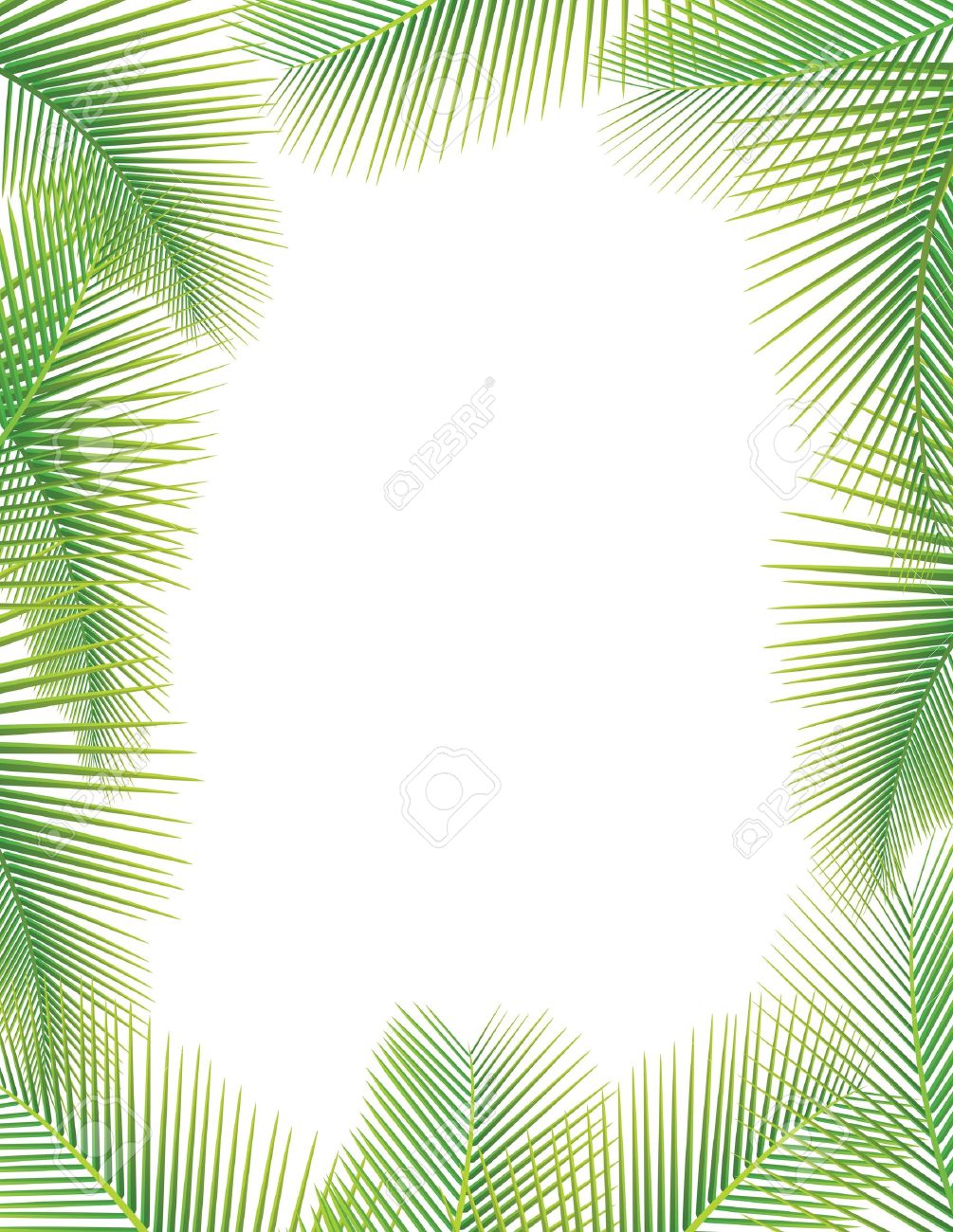 Detail Palm Tree Border Clipart Nomer 4