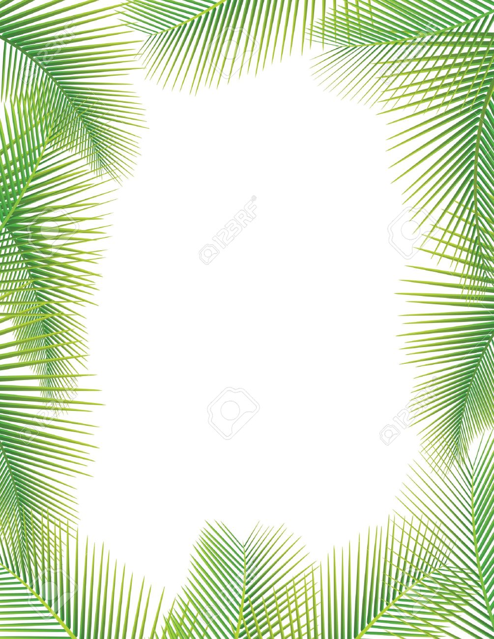 Palm Tree Border Clipart - 43+ Koleksi Gambar