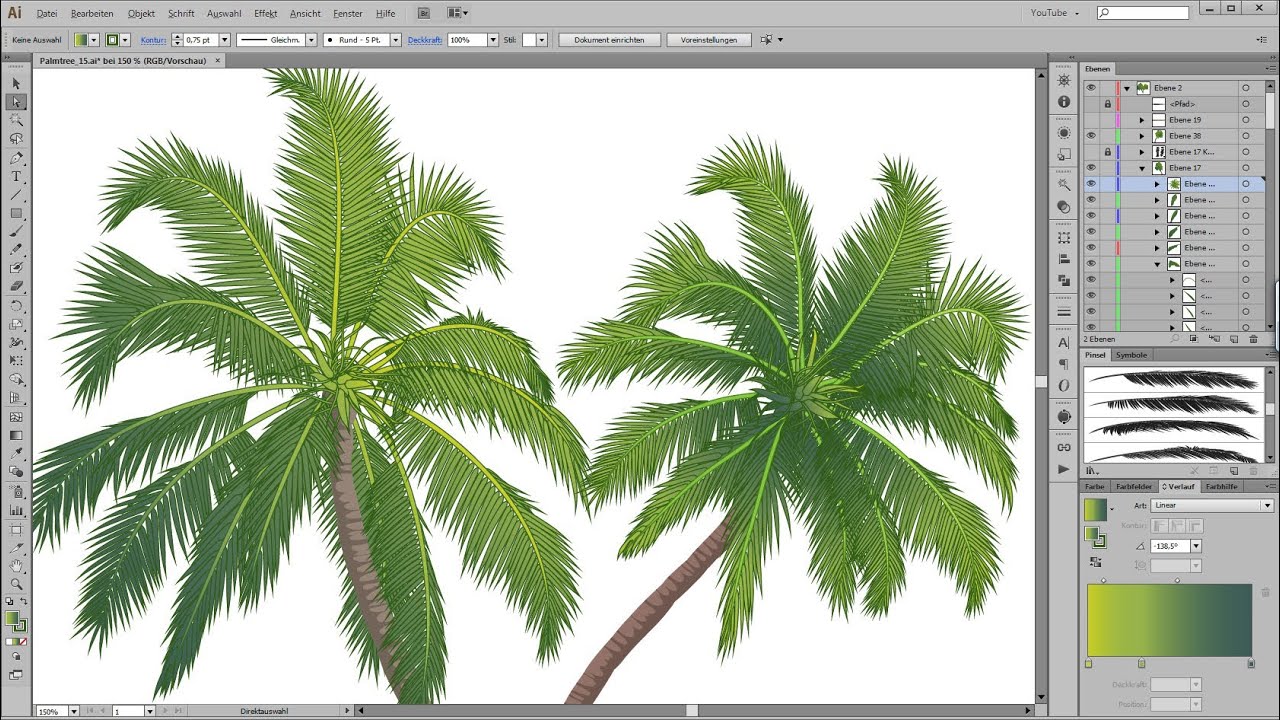 Detail Palm Tree Brush Photoshop Nomer 44
