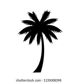 Detail Palm Tree Clip Art Silhouette Nomer 51