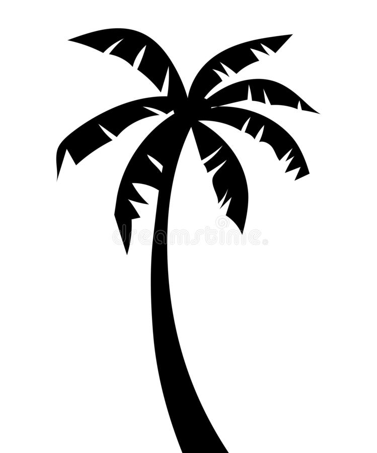 Detail Palm Tree Clip Art Vector Nomer 14