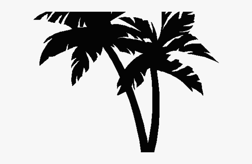 Detail Palm Tree Clip Art Vector Nomer 16