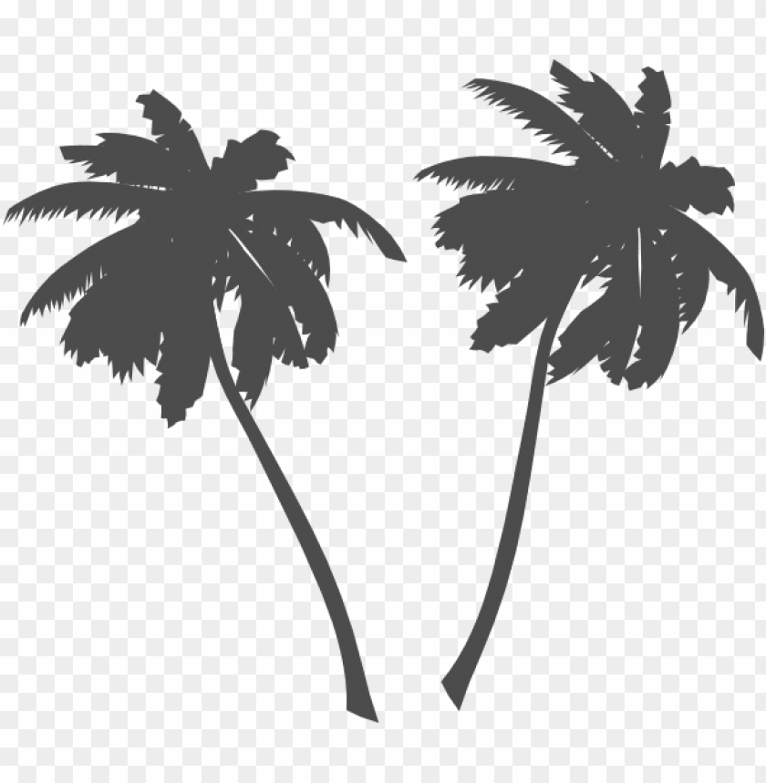 Detail Palm Tree Clip Art Vector Nomer 23