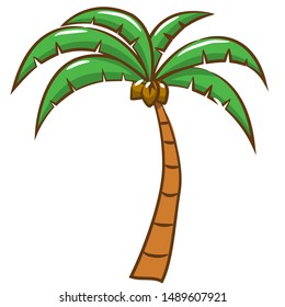 Detail Palm Tree Clip Art Vector Nomer 25