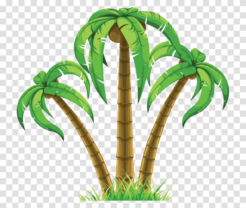 Detail Palm Tree Clip Art Vector Nomer 32