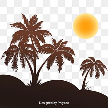 Detail Palm Tree Clip Art Vector Nomer 50