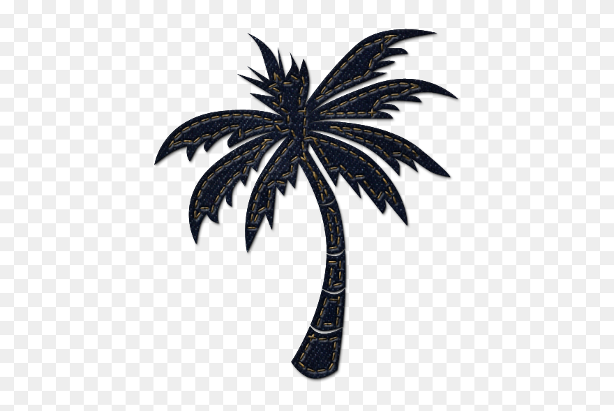 Detail Palm Tree Clipart Black And White No Background Nomer 7