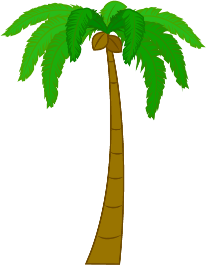 Detail Palm Tree Clipart Black And White No Background Nomer 51