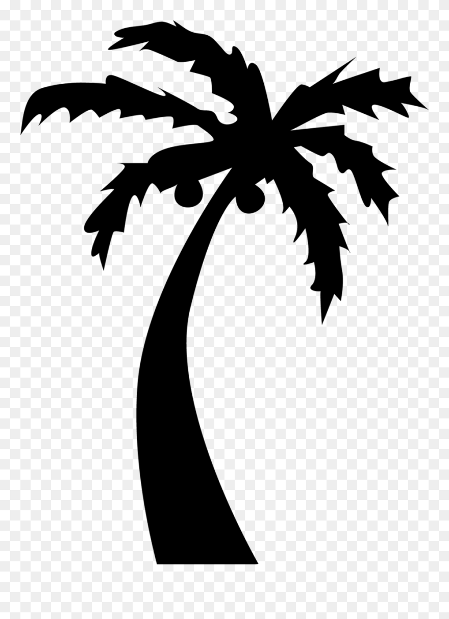 Detail Palm Tree Outline Png Nomer 12