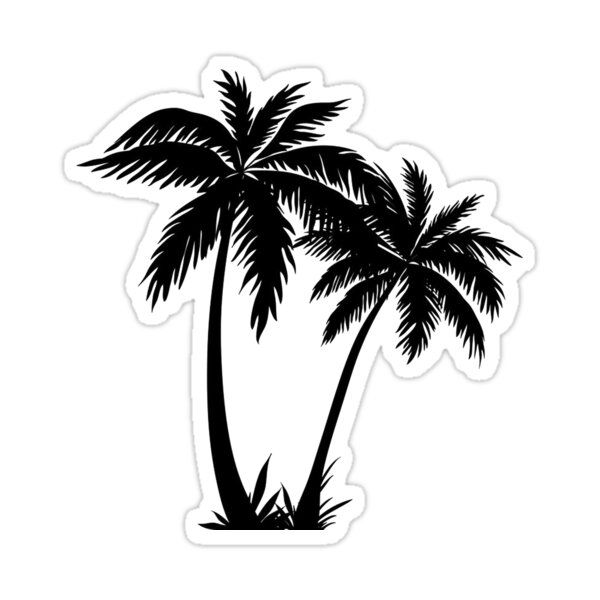 Detail Palm Tree Outline Png Nomer 39