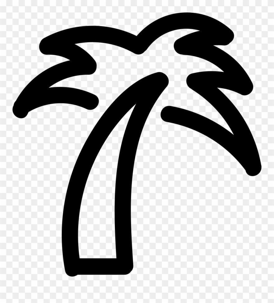 Detail Palm Tree Outline Png Nomer 51