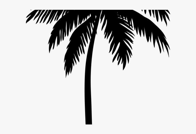 Detail Palm Tree Silhouette Clip Art Nomer 33