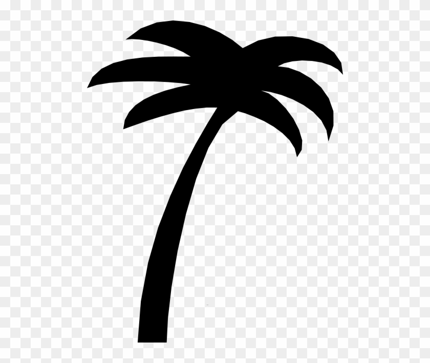 Detail Palm Tree Silhouette Clip Art Nomer 8