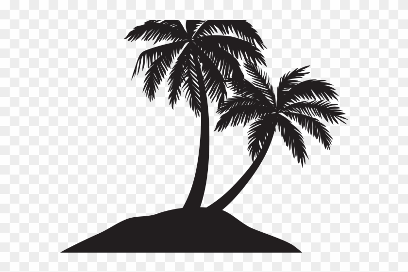 Detail Palm Tree Silhouette Clipart Nomer 24