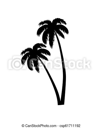 Detail Palm Tree Silhouette Clipart Nomer 30