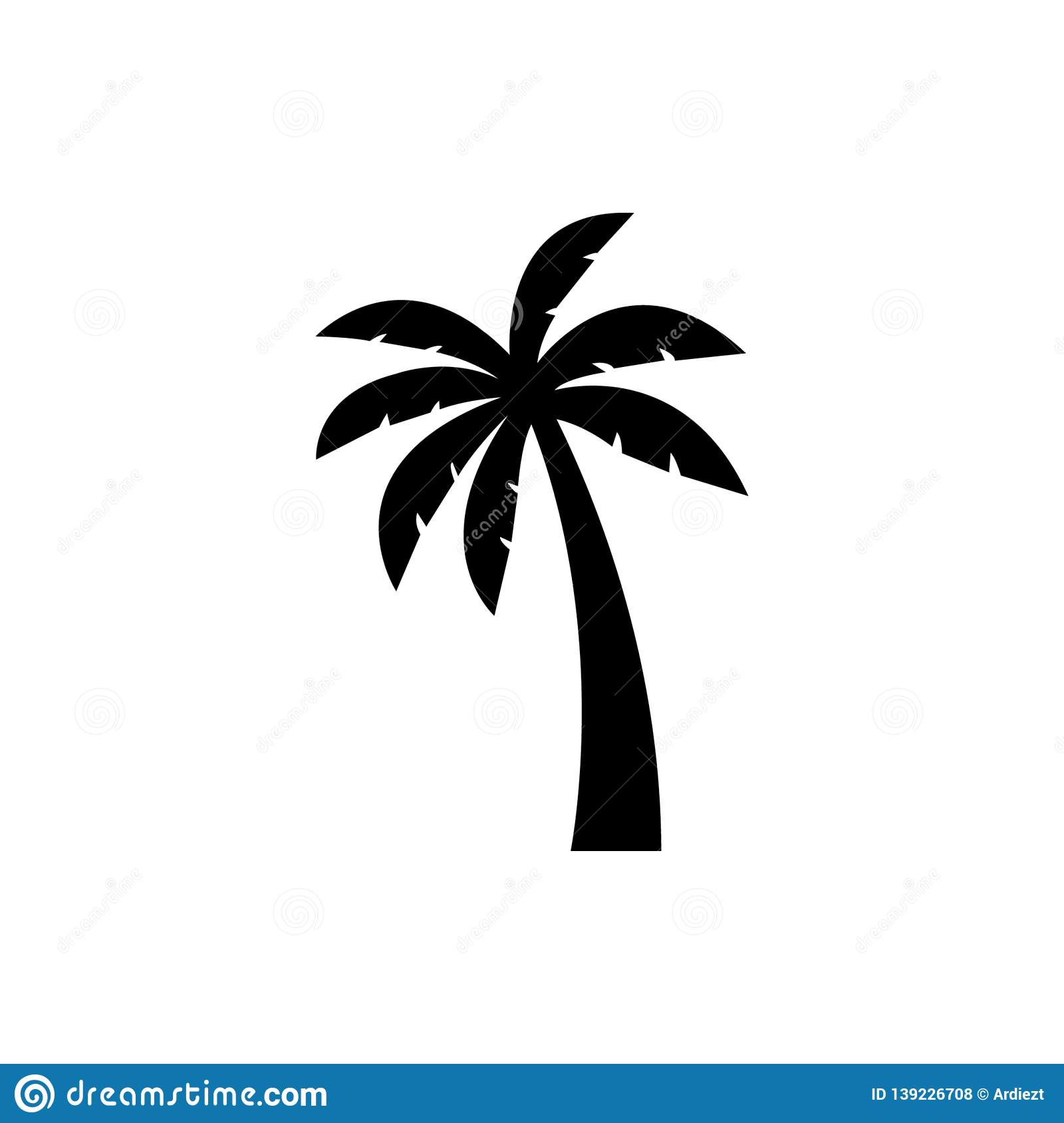 Detail Palm Tree Silhouette Vector Free Nomer 19