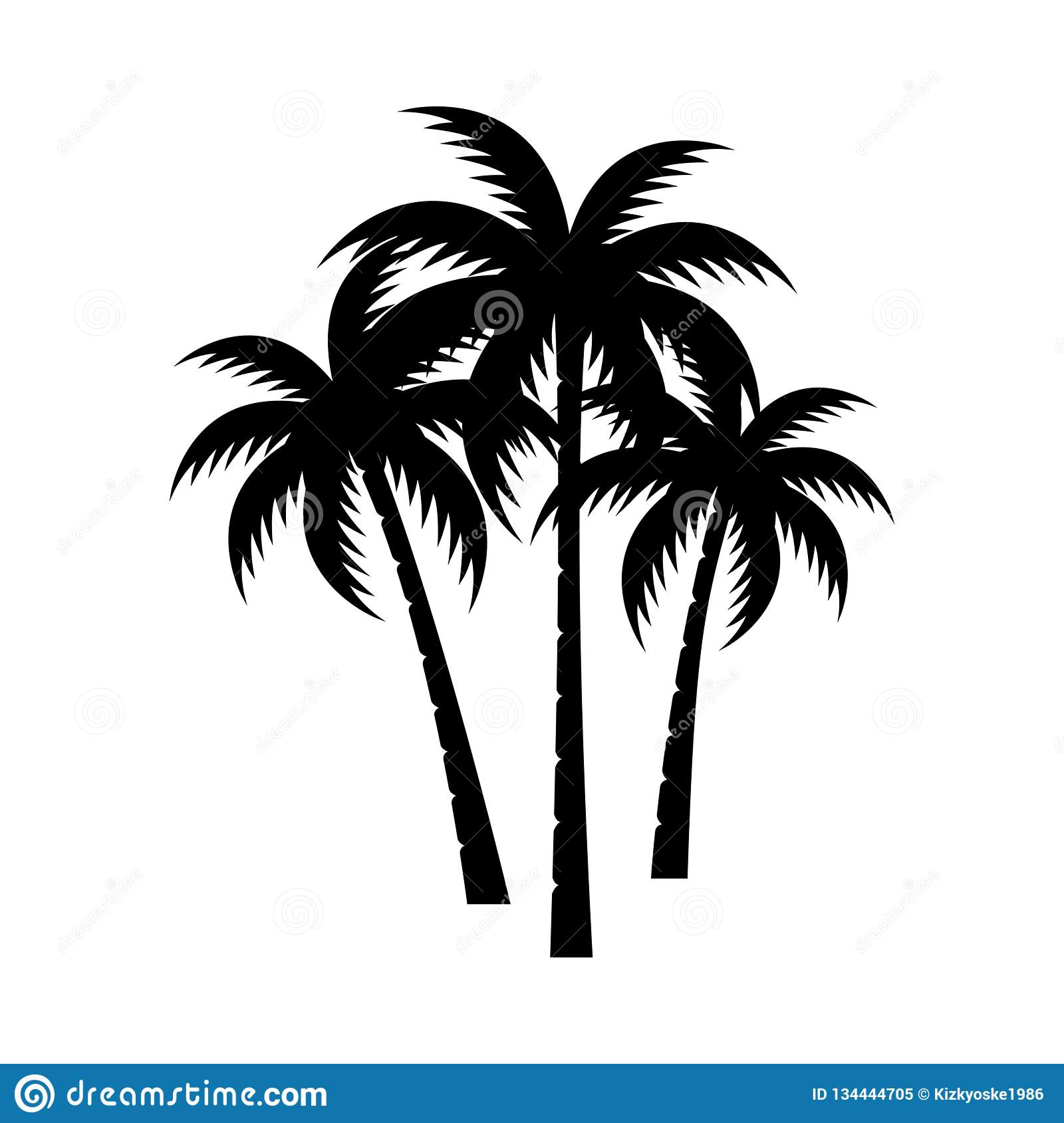 Detail Palm Tree Silhouette Vector Free Nomer 20