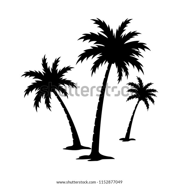 Detail Palm Tree Silhouette Vector Free Nomer 54