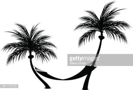 Detail Palm Tree With Hammock Clipart Nomer 26