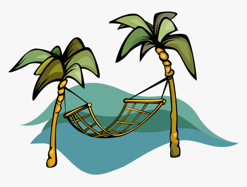 Detail Palm Tree With Hammock Clipart Nomer 28