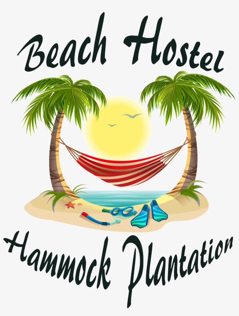 Detail Palm Tree With Hammock Clipart Nomer 52