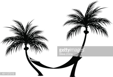 Detail Palm Trees With Hammock Clipart Nomer 23