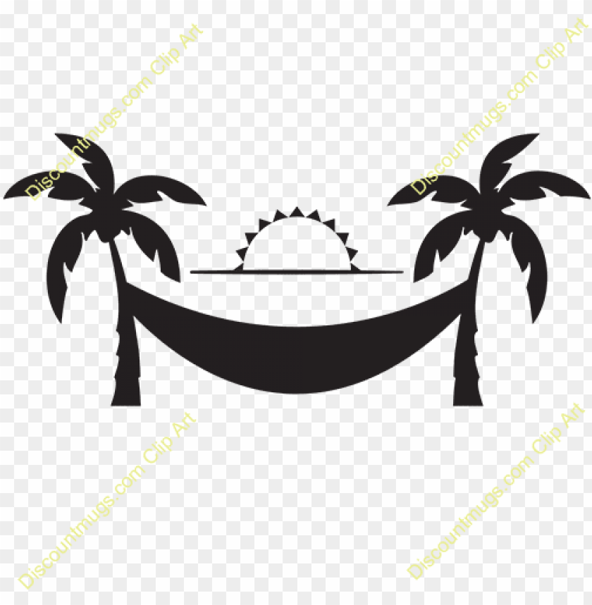 Detail Palm Trees With Hammock Clipart Nomer 4