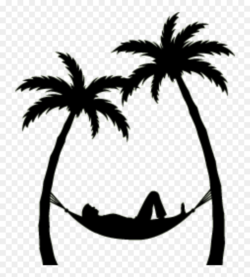 Detail Palm Trees With Hammock Clipart Nomer 6