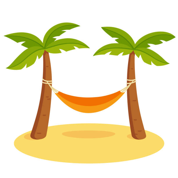 Detail Palm Trees With Hammock Clipart Nomer 7