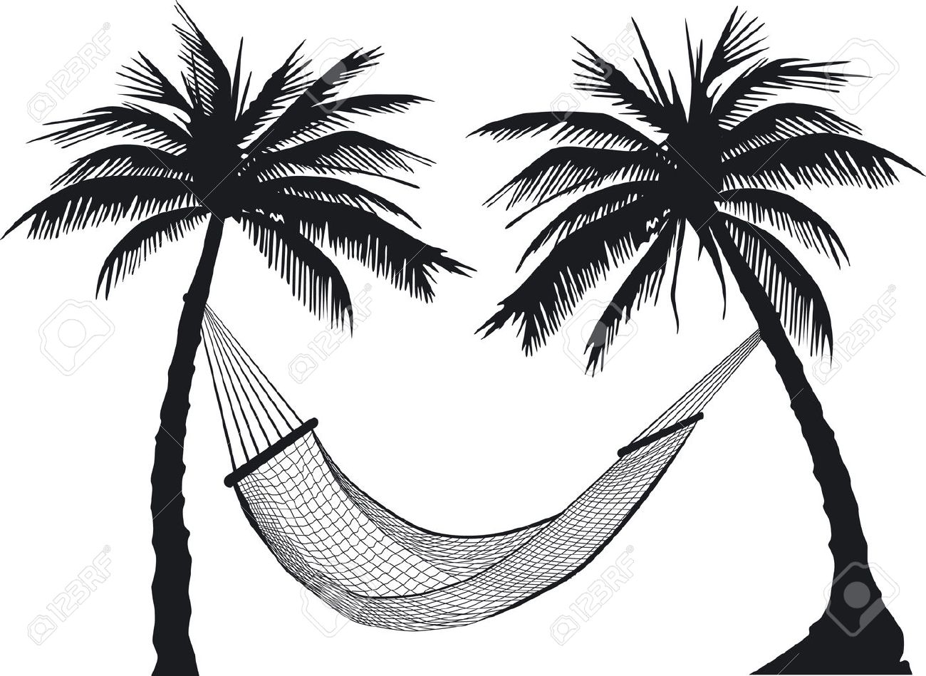 Download Palm Trees With Hammock Clipart Nomer 9